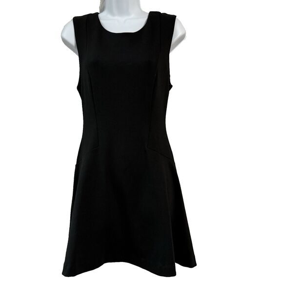 Free People Dresses & Skirts - Free People Women Dress Size S Black Solid Sheath Short Sleeveless Cotton Casual